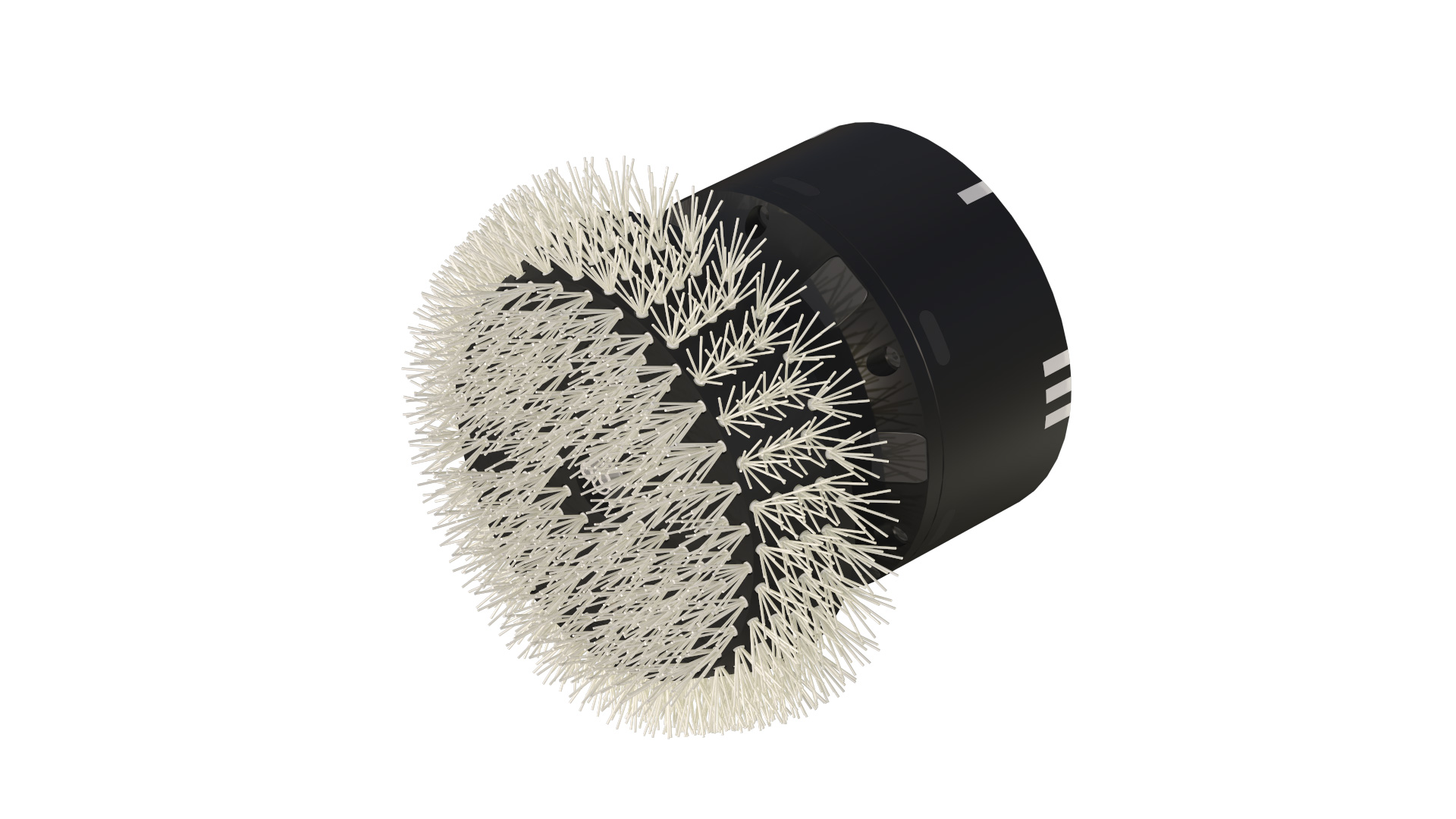 Omnio Cleaning Brush ROV Tool displayed at an angle