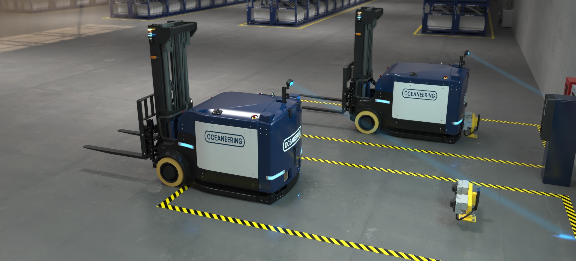 MaxMover™ Counterbalance Forklift charging