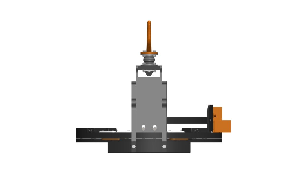 Left‑side view of the 18 ¾ inch Mechanical Seal Handling Tool showing frame and lifting handle