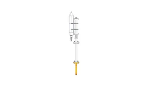 Top view of the Cathodic Protection Probe showing the probe shaft alignment and mounting arrangement.