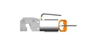 Right‑side view of the 1.5‑in Hard‑Line Cutter showing cutter head profile