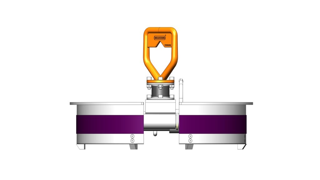 Front view of the 18.75‑inch VX‑Ring removal tool showing the handle and low‑profile body.