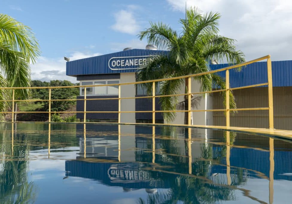 Oceaneering ROV facility in Macae, Brazil,